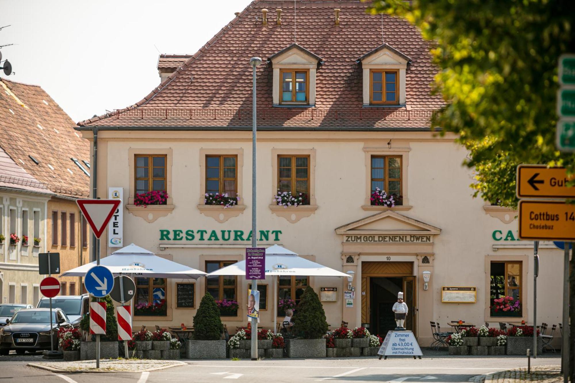 Hotel Zum Goldenen Loewen Peitz Eksteriør bilde